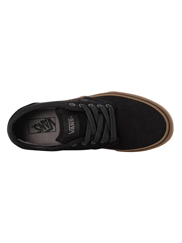 Vans Atwood Canvas Trainers - Black/Gum