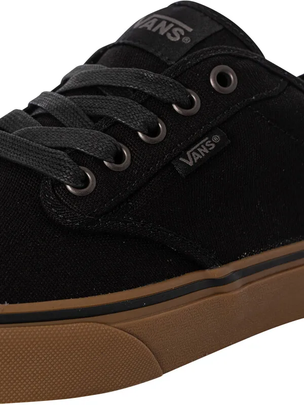 Vans Atwood Canvas Trainers - Black/Gum