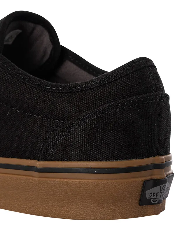 Vans Atwood Canvas Trainers - Black/Gum