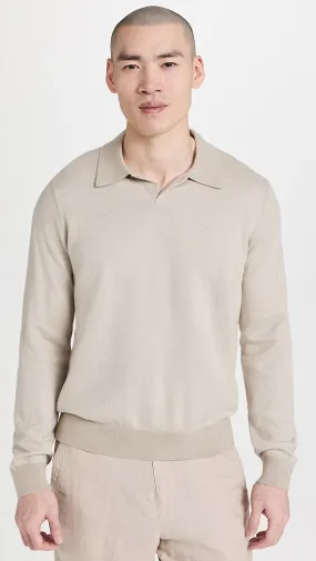 Vince   Birdseye Johnny Collar Polo 