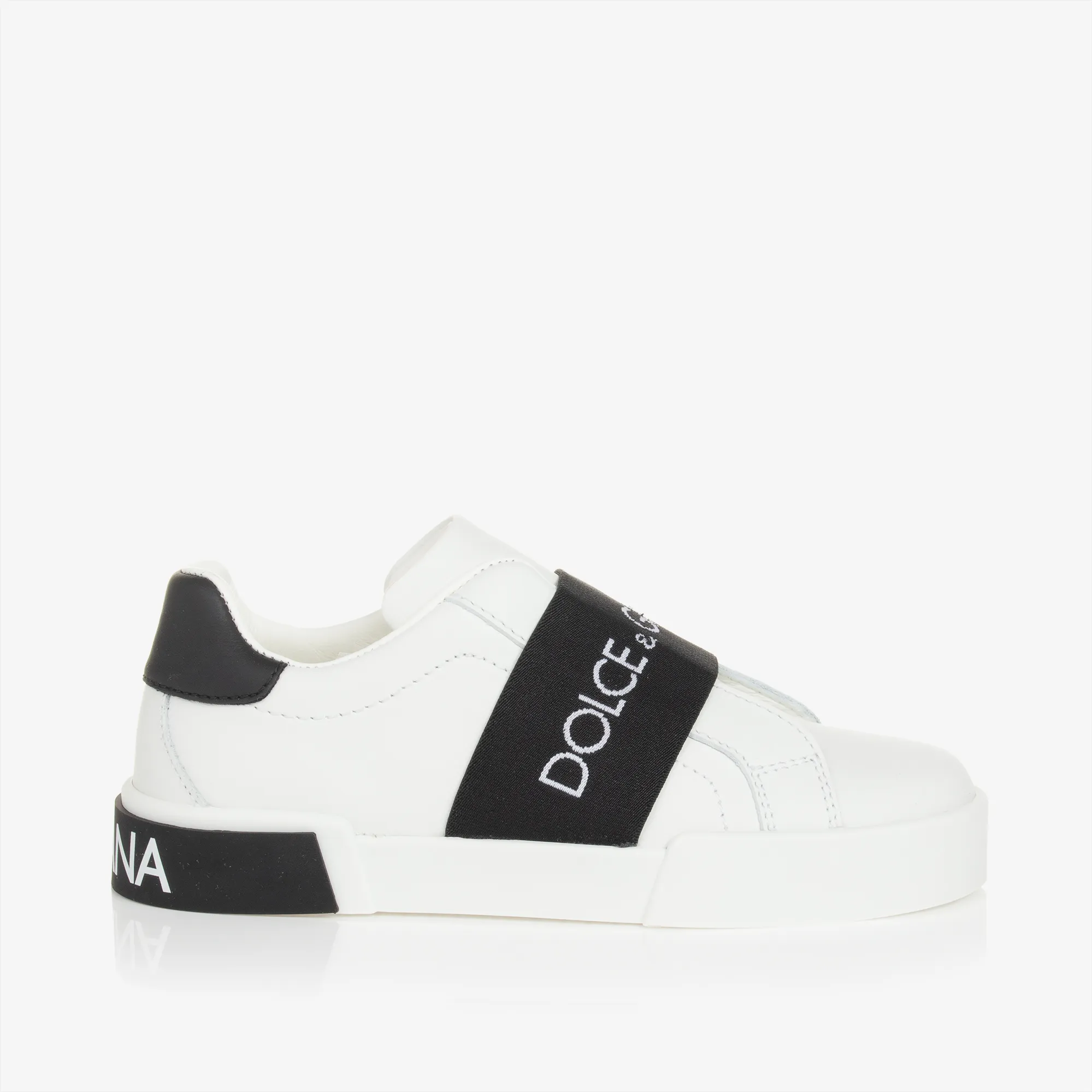 White Leather Portofino Trainers