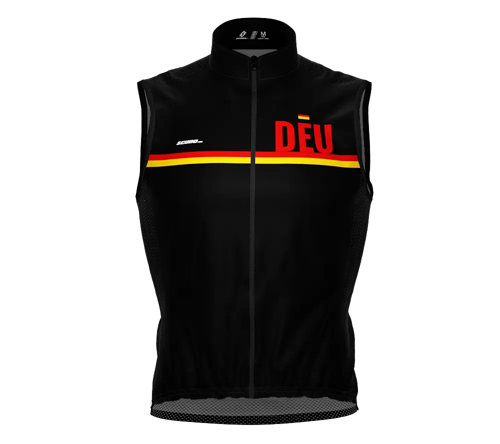 Wind Breaker Cycling Running Sports Vest Germany Country Code for Men And Women