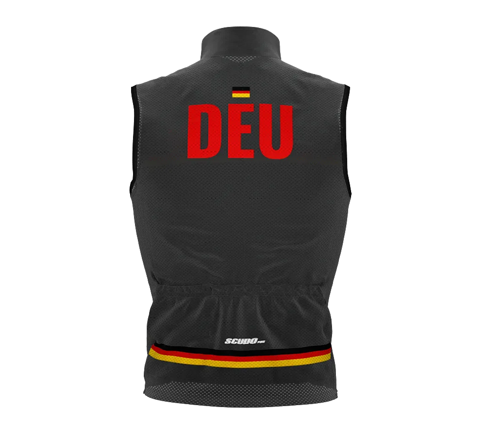 Wind Breaker Cycling Running Sports Vest Germany Country Code for Men And Women