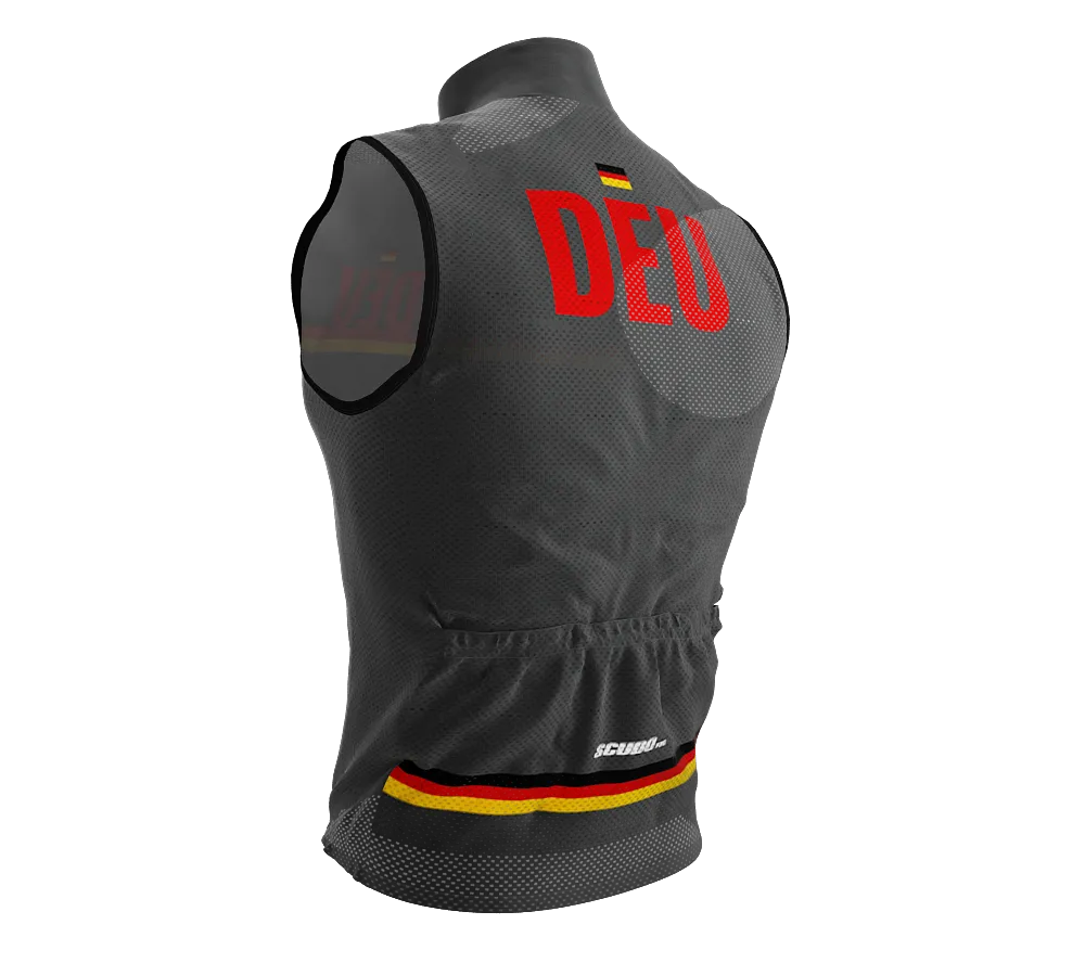 Wind Breaker Cycling Running Sports Vest Germany Country Code for Men And Women