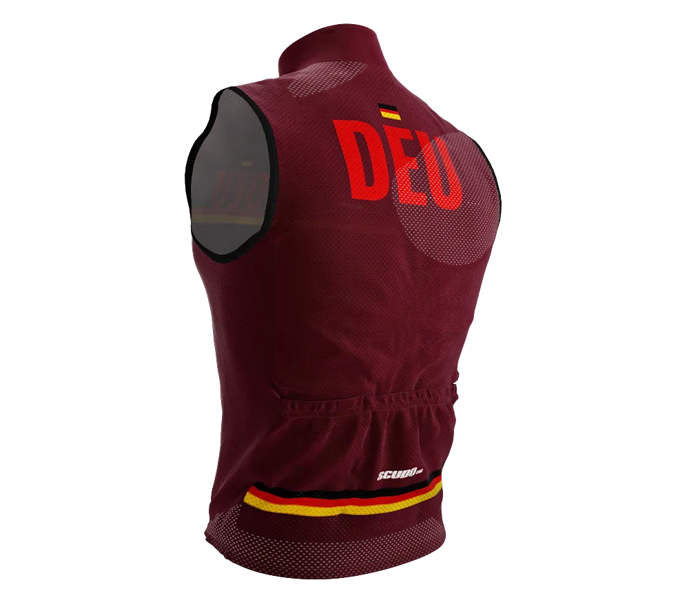 Wind Breaker Cycling Running Sports Vest Germany Country Code for Men And Women