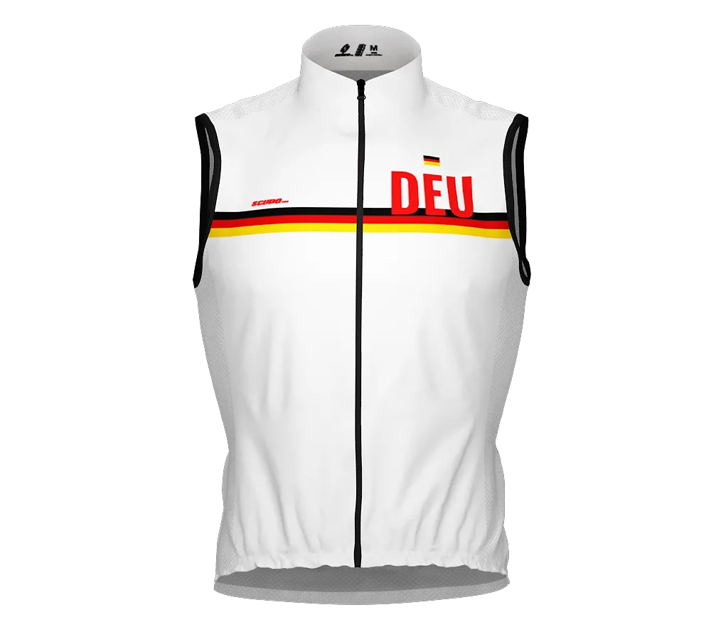 Wind Breaker Cycling Running Sports Vest Germany Country Code for Men And Women