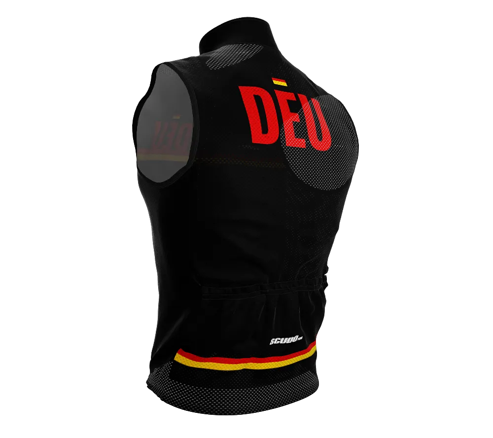 Wind Breaker Cycling Running Sports Vest Germany Country Code for Men And Women