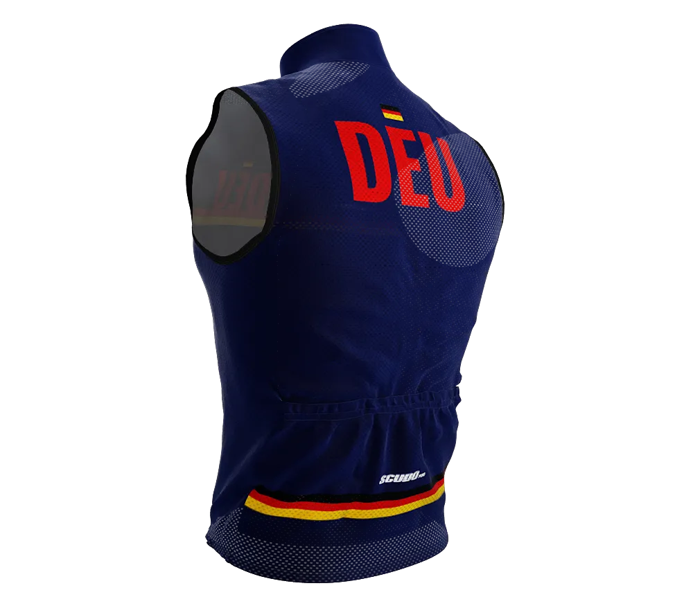 Wind Breaker Cycling Running Sports Vest Germany Country Code for Men And Women