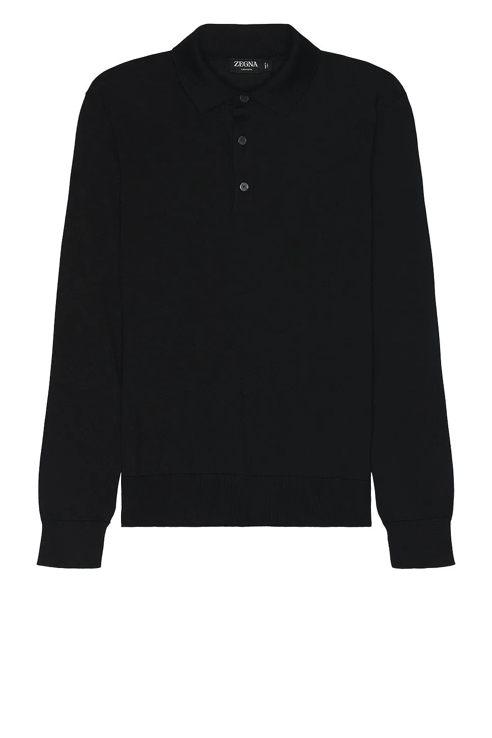 Zegna Casheta Long Sleeve Polo